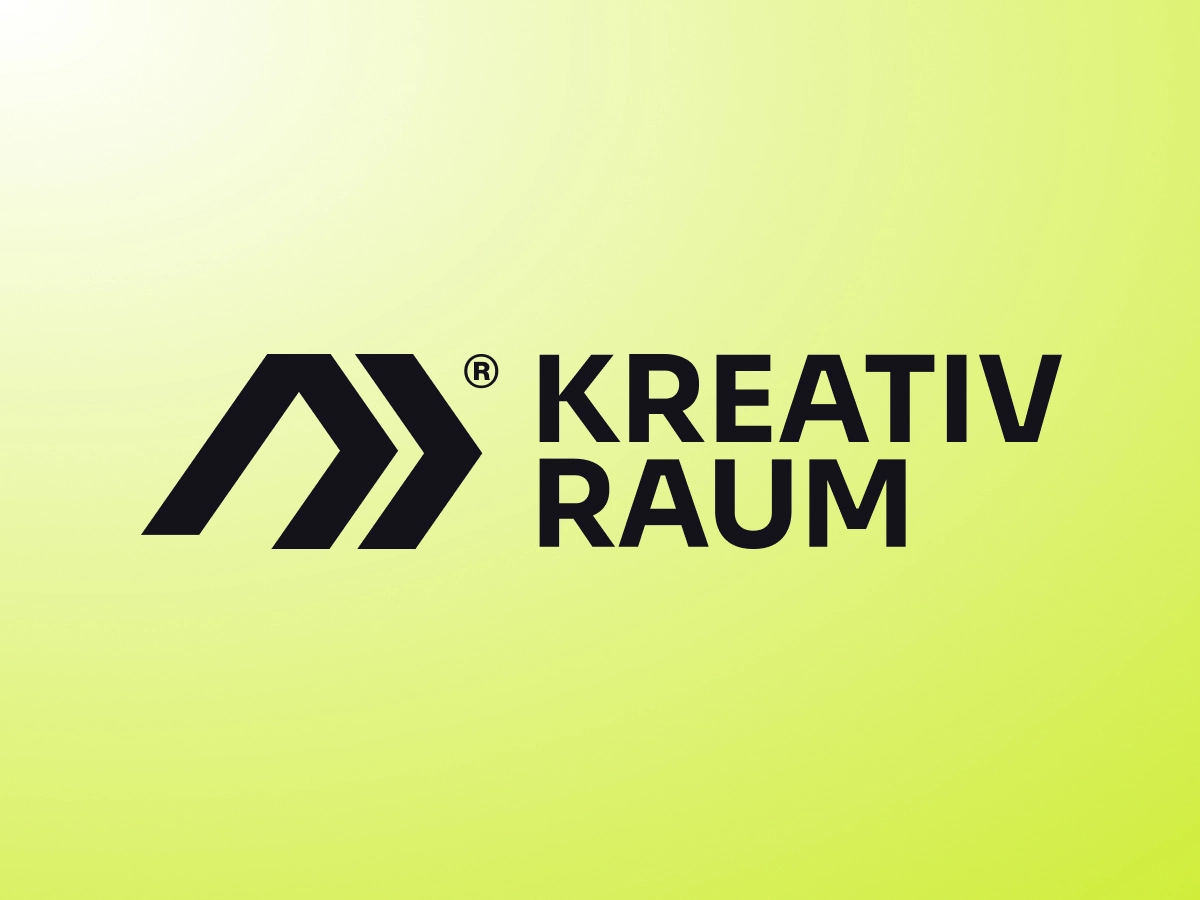 KreativRaum-Marke auf hellem Grund