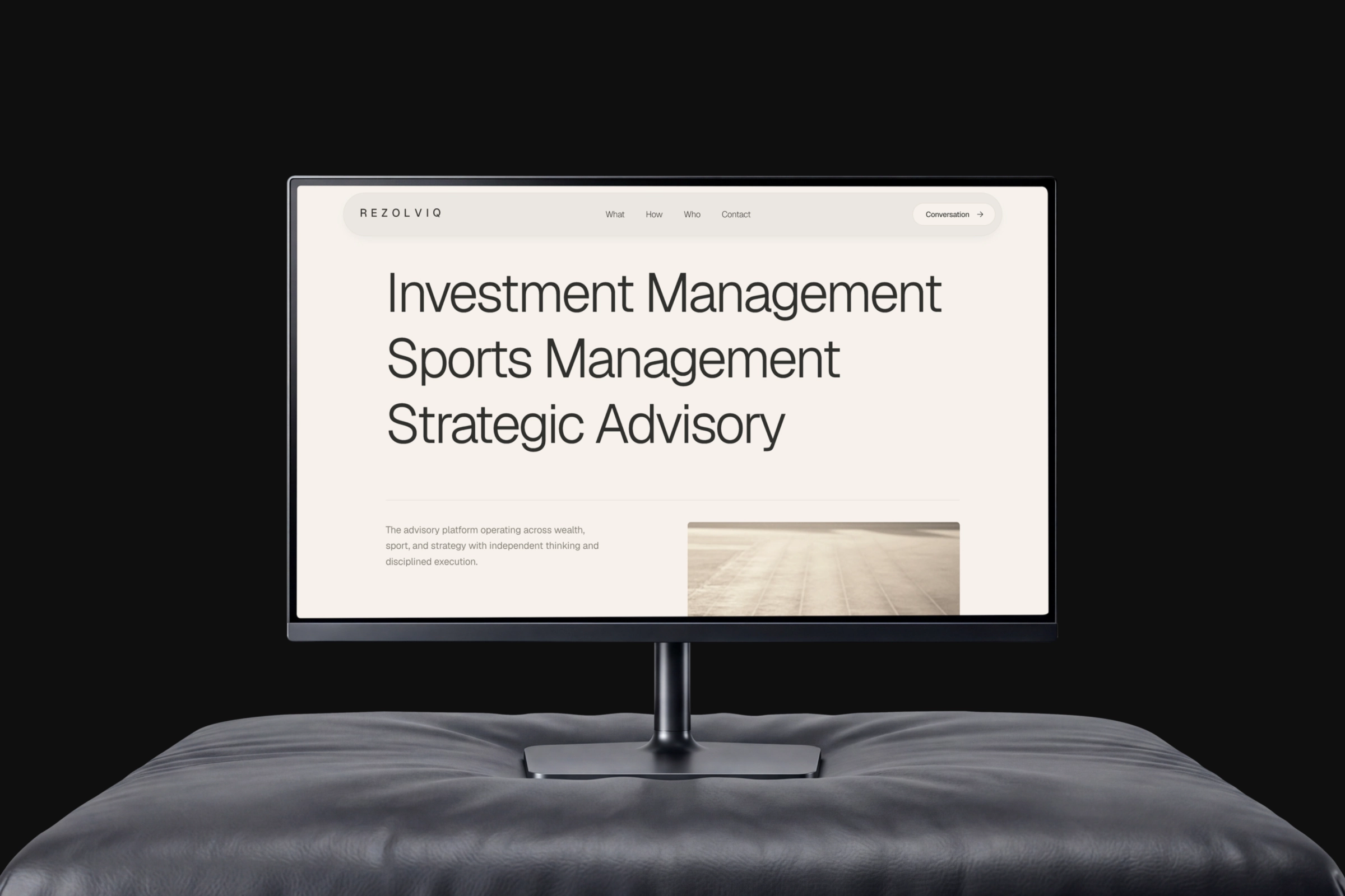 Rezolviq - Startseite der Advisory-Plattform